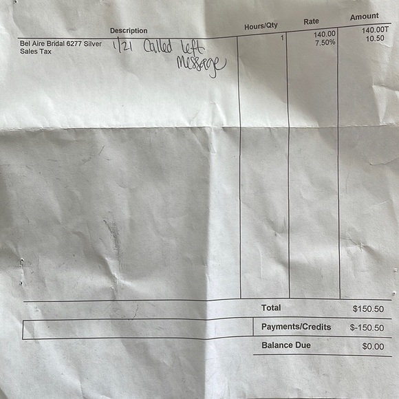 Bel Zaire Bridal headband - Picture 6 of 7